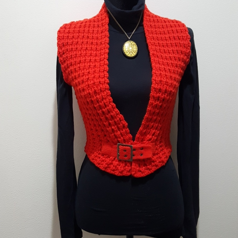 Wetseal Crochet Vest